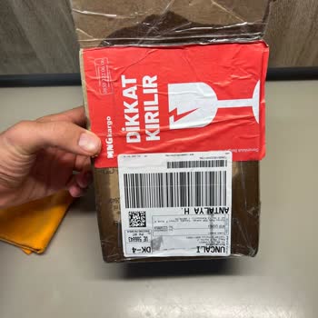 MNG Kargo Ürünümü Müşterime Paramparça Teslim Etti