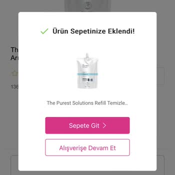 Watsons Online Alışveriş Sepete Ekleme Yapamıyorum