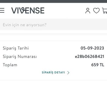 Vivense Ürünü Kusurlu Gönderdi 1 Aydır Paramı İade Etmiyor