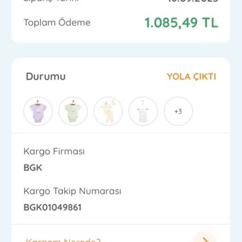 Ebebek Sipariş Durumuyla İlgili Geri Dönüş Alınamaması