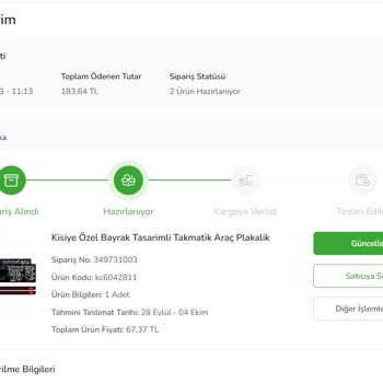 Webrika Çiçek Sepeti'nden Üzerinden Aldığım Sipariş 14 Gündür Gelmedi