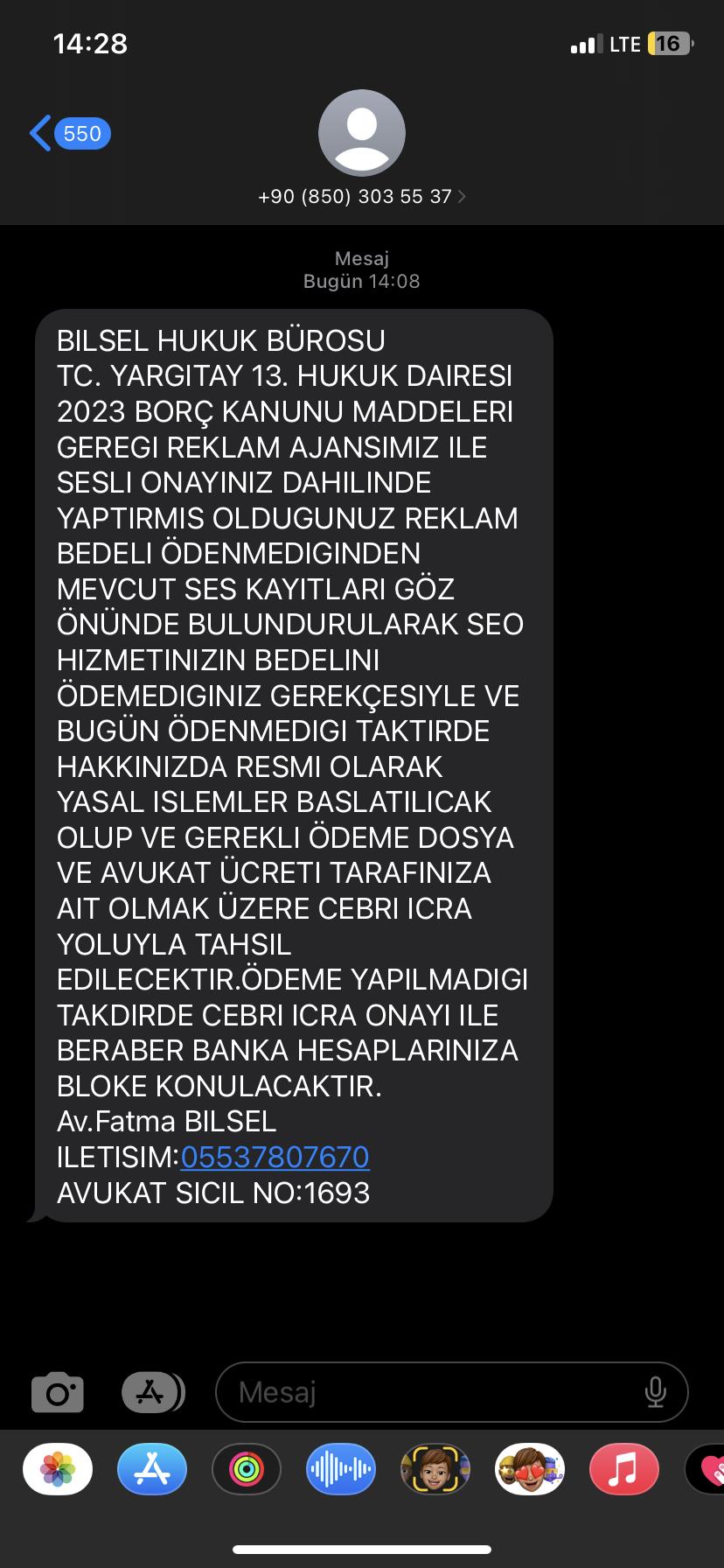 TR Firma Rehberi Ödeme yapmam gerektiğini söyledi - Şikayetvar