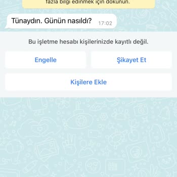 WhatsApp Yabancı Numaradan Mesaj