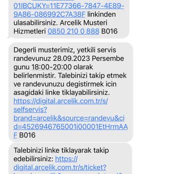 Arçelik Ve Antmer Yetkili Servis Problemi