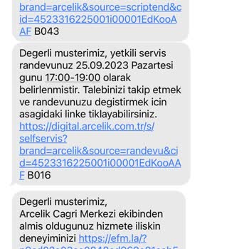 Topaylar Arçelik Ve Antmer Yetkili Servis Problemi