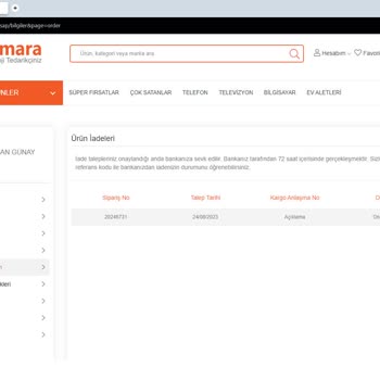 Birnumara.com Para İadem Yapılmıyor
