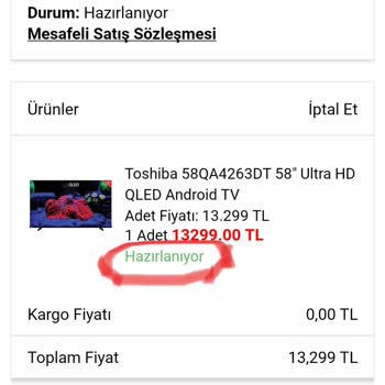 A101 Online Siparişi İptal Etmiyor