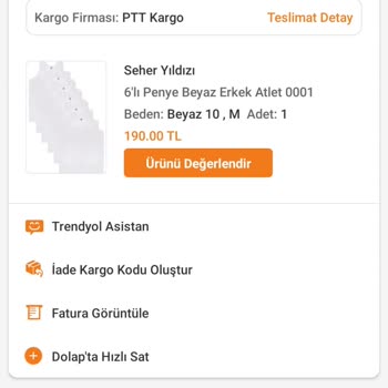 Trendyol Yanlış Ürün İadesinde Kargo Ücreti