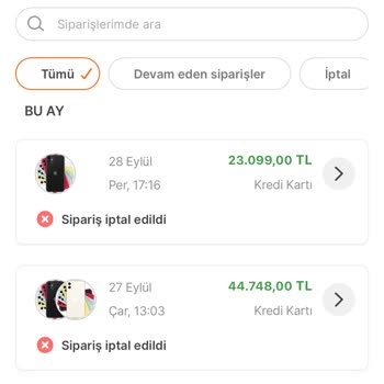 Hepsiburada Habersizce Durduk Yere Ürün İptali
