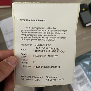 UPS Türkiye Kayıp Ürün Kayıp!