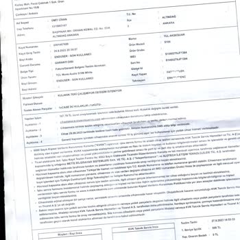 TCL Telefon TCL S106 Markalı Kulaklıkların Sol Tarafı Bozuldu