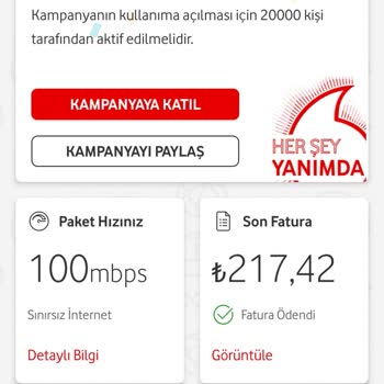 Vodafone Net Ev İnterneti Hız Sorunu