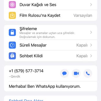 WhatsApp Tanımsız Şüpheli Mesaj