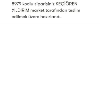 Şok Marketler Şok Marketten Sipariş Verdiğim Ürünler Teslim Edilmedi.