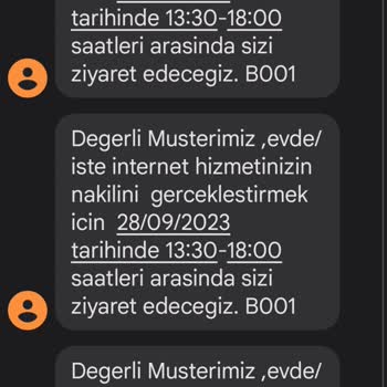 Türk Telekom Günlerce Evde Bekledim Yine Gelmediler
