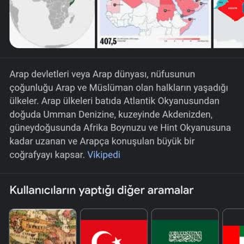Google Türkiye'yi Arap Ülkeleri Arasında Gösteriyor
