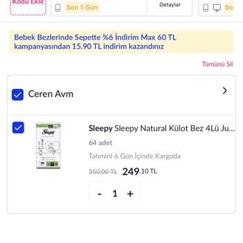 Pazarama Yalan Yanlış Şeylerle Kupon Kullandırmıyor