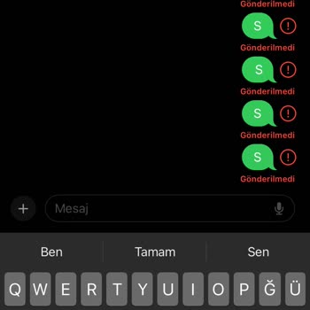 Vodafone SMS Alamıyorum B