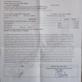 Bellona Coopertech Smart 160x200 Yatakta Çökme Sorunu