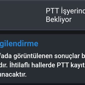 PTT Kargo PTT İade Taahhütlü Posta