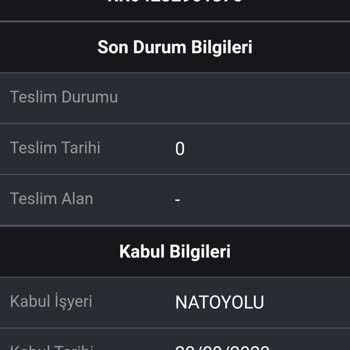 PTT Kargo PTT İade Taahhütlü Posta