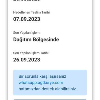 AGT Kurye 20 Gündür Yapılmayan Teslimat