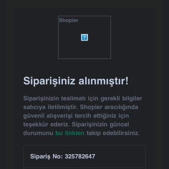 Shopier Ürün Değişimi Beden Değişimi