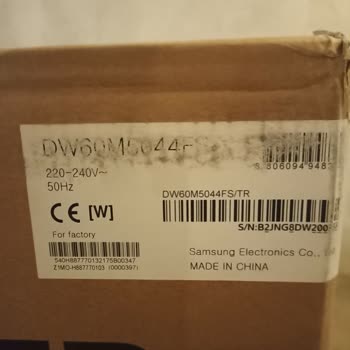 Samsung Bulaşık Makinesi Mağduru