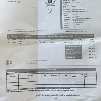 Watsons Aldığım Ürünün Faturasının Doğru Ürünün Yanlış Gelmesi