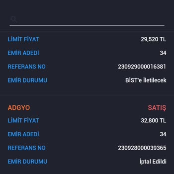 İş Bankası Yatırım Hesabını Emir İşleme