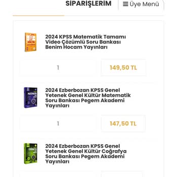 YKM Kitap Kitaplarımı Göndermiyor