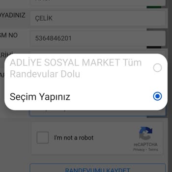 Adıyaman Belediyesi Adiyaman Sosyal Market Sıra Alamama