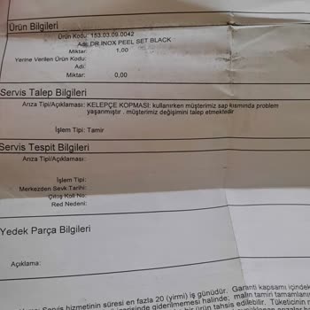 Karaca Züccaciye Karaca Serviste Kaybolan Bıçaklar