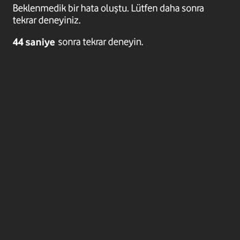 Vodafone Fırsatlar Dünyası ve Hediye Çarkı Sorunu