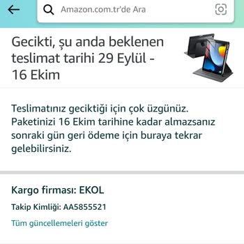 Ekol Lojistik Ekol Kargomu Getirmedi