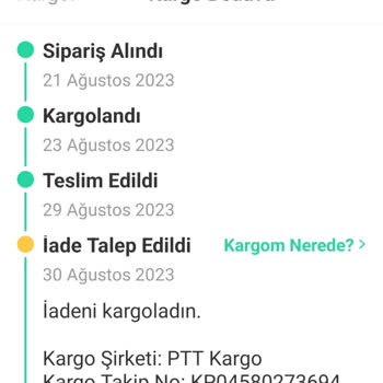 Trendyol Dolap Uygulaması İade Sorunu