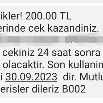 Ebebek Çek Saçmalığı Çek Süresinin Yanlış Mesaj Atılması