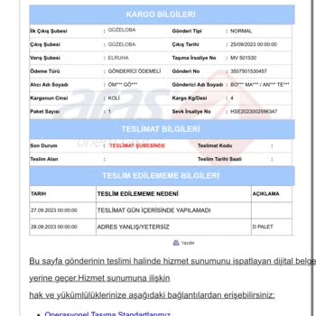 Aras Kargo Dağıtıcıların Yalanlar Re