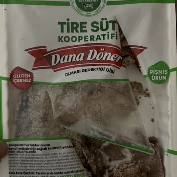 Tire Süt Kooperatifi Hazır Dana Döner İçinden Elektrik Kablosu Çıktı