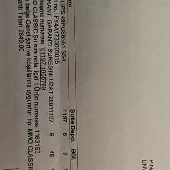 Philips TV'de Yatay Karartı Sorunu