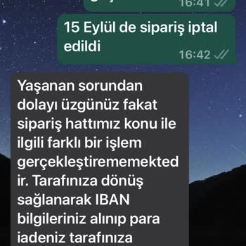 Patırtı Siparişin Ulaşmaması Parasının İade Edilmemesi