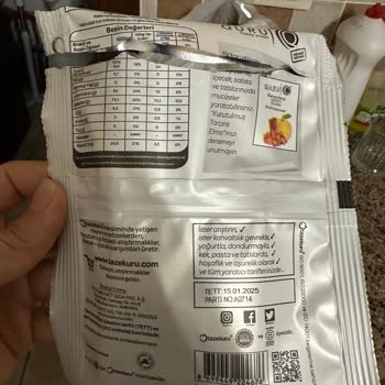 Taze Kuru Happy Snack Kurt Çıktı