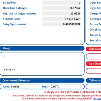 İSU Yüksek Fatura Ve Evde Yokum Bir Ay