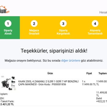 Evium.com Dan Ücreti Ödenen Ürünü Alamamak Ve İadesinin Yapılmaması.
