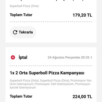 Pizza Hut Geri Ödeme Yapmıyor