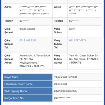 Sürat Kargo Küçükçekmece, Silivri Şubeleri Şikayet