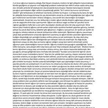 Özel Neşem Anaokulu (Kadıköy) Müdürünün Saygısızlık Yapması