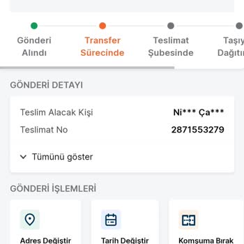 Trendyol Express Kargo Transfer Merkezi Sorunları Ve Beklenen Ürünün Teslim Edilmemesi