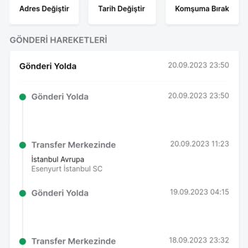 Trendyol Express Teslimat Yapılmıyor, Ürün Yok