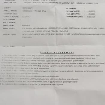 Teknosa Roborock Toz İstasyonu Bozuldu Servise Gitmesine Rağmen Onarılmadı